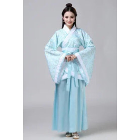 Women Hanfu Top Skirt 2 Piece Set Costume Uniform Ropa Cosplay Ethnic Princess Tang Suit Woman Traditional Chinese Clothing