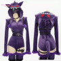 Gengar Cosplay Costume Halloween Christmas Comic size S-XL Plus Size Game Poke mon Newly Dress Exquisite Purple plush Dress