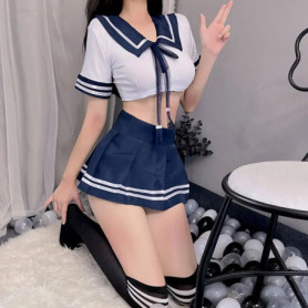 Sexy Costume Exotic Underwear Cosplay Costumes Women's Sexy Cosplay Nurse Student Uniform SchoolGirl Jk Lingerie Role Play