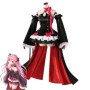 XQAnime Seraph of The End Krul Tepes Cosplay Costume Vampire Black Red Lolita Dress Wig Adult Woman Sexy Halloween Carnival Suit