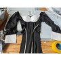 ROLECOS Nun Cosplay Costume Women Uniform Set-Party Halloween Outfit Adult Nun Dress Black Apparel Masquerade Show Costumes