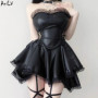 AniLV Anime Policewoman Uniform Cosplay Women Office Lady Suspender Skirt Costumes