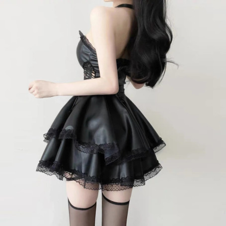 AniLV Anime Policewoman Uniform Cosplay Women Office Lady Suspender Skirt Costumes