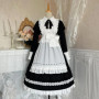 Gothic Lolita Dress Party Stage Princess Dress Women Anime Cosplay Costumes Apron Maid Outfit Lolita Big Bow Kawaii Dresses 2022