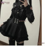 Jirai Kei Outfit Lolita Girls Blouse Top Women Long Sleeve Shirt Wig 2025 Kawii Bow Black Skirts Shirt Girai Sweet Japanese Lady