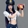 Anime Panty & Stocking with Garterbelt Cosplay Costume Top Skirt Shorts Wig Cos Convention Prop Police Uniform Adult Clothing