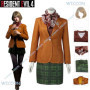 Game Evil 4 Ashley Cosplay Anime Graham Evil 4 Cosplay Costume Jacket Dress Women Sweaters Outfits Halloween Carnival Party Suit