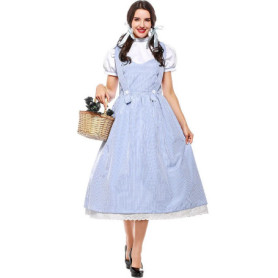 Halloween Costume Fairy Tale The Wizard Of Oz Actress Dorothy Alice Dress