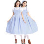 Halloween Costume Fairy Tale The Wizard Of Oz Actress Dorothy Alice Dress