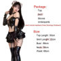 AniLV Anime Devil's City Queen Unifrom Women Cool Girl Punk Cyber Leather Outfits Costumes Cosplay Skirlt Length 22cm