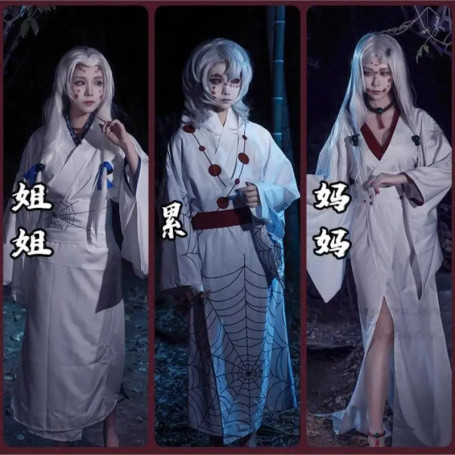 Anime Demon no Yaiba Spider Rui Mother Sister Cosplay Costume Wigs Halloween Costumes Party Dress Clothes Slayer Kimetsu