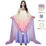 Padme Cosplay Amidala Dress Costume Classic Queen Long Elegant Backless Skirt Women Uniform Outfits Halloween Carnival Party