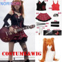 Misa Amane Cosplay Note Death Cosplay Costume Debut Daily Sexy Dress Subculture Necklace y2k GothLoli Uniform Outfit Wig