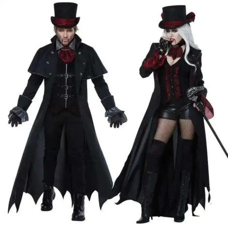 Vampire Costumes for Adults Halloween Party Dresses for Couple, Movie, Fantasy, New CollectionVampire Costumes for Adults