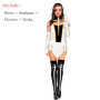 Sexy Lady Nun Superior Costume Carnival Halloween Church Religious Convent Cosplay Fancy Party Dress