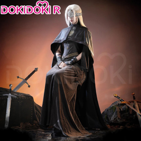 【Ready For Ship】The Fire Keeper Cosplay Costume Game Dark Souls【S-3XL】DokiDoki-R Women Fire Keeper Cape Eye Mask Plus Size