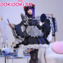【Ready for ship】Kitagawa Marin / Kuroe Shizuku Cosplay Costume Anime DokiDoki-SR Black Maid Uniform Shizuku Cosplay Maid Dress