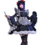 【Ready for ship】Kitagawa Marin / Kuroe Shizuku Cosplay Costume Anime DokiDoki-SR Black Maid Uniform Shizuku Cosplay Maid Dress