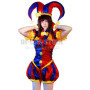 Pomni Cosplay Costumes Clown Uniform Anime The Amazing Hat With Gloves Socks Christmas Halloween Party Costumes