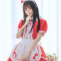 Green Cute Lolita Maid Costumes Girls Women Lovely Maid Cosplay Costume Animation Show Japanese Outfit Plus Size Dress Clothes