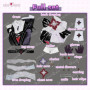 UWOWO Evernight Cosplay Collab Series: Game Honkai: Star Rail Evernight March 7th Cosplay Costume S-XL Halloween Costume