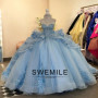 SWEMILE Trendy Sweetheart Quinceanera Dresses for 15 Sleeveless Lace up Tulle vestidos de 15 quinceañera 2026 Customized