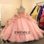 SWEMILE Trendy Sweetheart Quinceanera Dresses for 15 Sleeveless Lace up Tulle vestidos de 15 quinceañera 2026 Customized