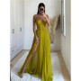 Beshinel Customized Strapless Side Split Chiffon Prom Gowns 2025 Exquisite Corset Evening Party Dresses Floor Length Vestidos