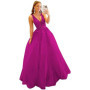 3D Lace Applique Glitter Tulle Prom Dresses Long Floral V Neck Ball Gowns A Line Backless Formal Evening Gowns