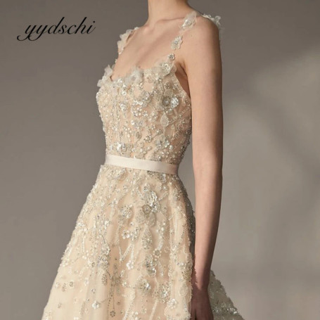 Customized Prom Dresses Exquisite Sexy Party Elegant Sparkly Crystal Luxury evening gown Evening Lace A-Line Party Dresses 2024