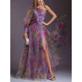 Women's Party Long Dresses New Party Mesh R Dress Ropa Y2k Mujer Vestidos Sexys Uzun Elbiseler Formal Dress Women Elegant