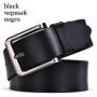 DINISITON 2019 High Quality Genuine Leather Men Designer Belt Brand Strap Fashion Pin Buckle Jeans Casual Male Metal Homme