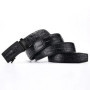 Genuine Leather Belt For Man Top Quality Luxury Famous Brand Male Belts Automatic Buckle Mens Crocodile Pattern Strap ZD2137