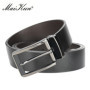 Maikun Men's Leather Belts for Men Luxury Brand Strap Male Belt for Men Vintage Pin Buckle Belt