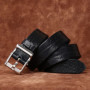 Men Belt Genuine Leather for Men's High Quality Stainless Steel Buckle Jeans Cowskin Casual Belts Cowboy Waistband Male Designer