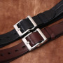 Men Belt Genuine Leather for Men's High Quality Stainless Steel Buckle Jeans Cowskin Casual Belts Cowboy Waistband Male Designer