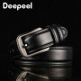 1Pc Deepeel 3.7*110-130cm Men's 2nd Cowskin Leather Belts Male Designer Business Waistband Crafts for Adults Jeans Accessories