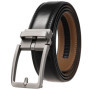 Men's Leather Belts Fashion Automatic Buckle Cowskin Male Belts Luxury Designer Black Brown 3.5cm