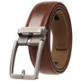 Men's Leather Belts Fashion Automatic Buckle Cowskin Male Belts Luxury Designer Black Brown 3.5cm