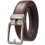 Men's Leather Belts Fashion Automatic Buckle Cowskin Male Belts Luxury Designer Black Brown 3.5cm