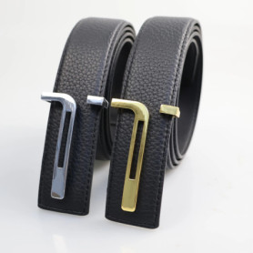 Men's Belts Business Genuine Leather Belt Alloy Buckle Casual Belt Fashion High Quality Cowhide Male Waistband 3.8cm