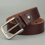 Belt men's genuine leather needle buckle layer genuine cowhide retro men's belt handmade casual trend men's belt cowhide