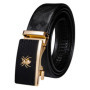 Luxury Brand New Designer Belts For Men Gold Buckle Yellow Blue Blue Black Cowskin Genuine Leather Belt Strap Casual Formal Gift
