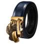 Luxury Brand New Designer Belts For Men Gold Buckle Yellow Blue Blue Black Cowskin Genuine Leather Belt Strap Casual Formal Gift