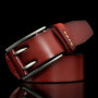 4CM Wide Vintage Style Pin Buckle Genuine Leather Belts For Men High Quality Cowboy Male Jeans Belt Cinturones Hombre
