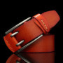 4CM Wide Vintage Style Pin Buckle Genuine Leather Belts For Men High Quality Cowboy Male Jeans Belt Cinturones Hombre