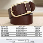 Belt For Men Business Casual Vintage Luxury Brand Genuine Leather Belt Men Designer For Jeans Fashion Pin Buckle Strap HQ236