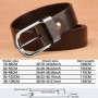 Belt For Men Business Casual Vintage Luxury Brand Genuine Leather Belt Men Designer For Jeans Fashion Pin Buckle Strap HQ236