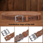 BISON DENIM Genuine Leather Belt For Men High Quality Buckle Jeans Casual Belts Vintage Business Cowboy Waistband Free Shipping