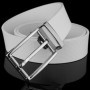 High quality leisure white classic pin buckle belts men designer genuine leather student young boys cowboy ceinture homme B78